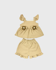 Conjunto Short Moño Bebé Niña