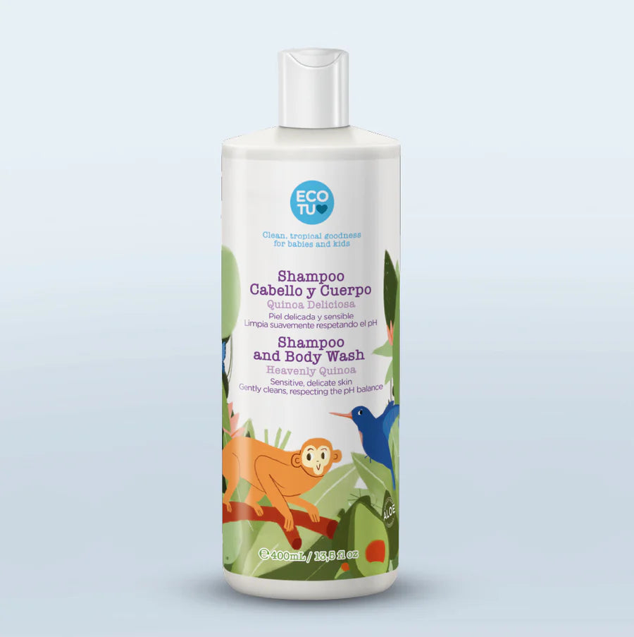 Shampoo Para Bebé Quinoa Deliciosa Ecotú 400ml