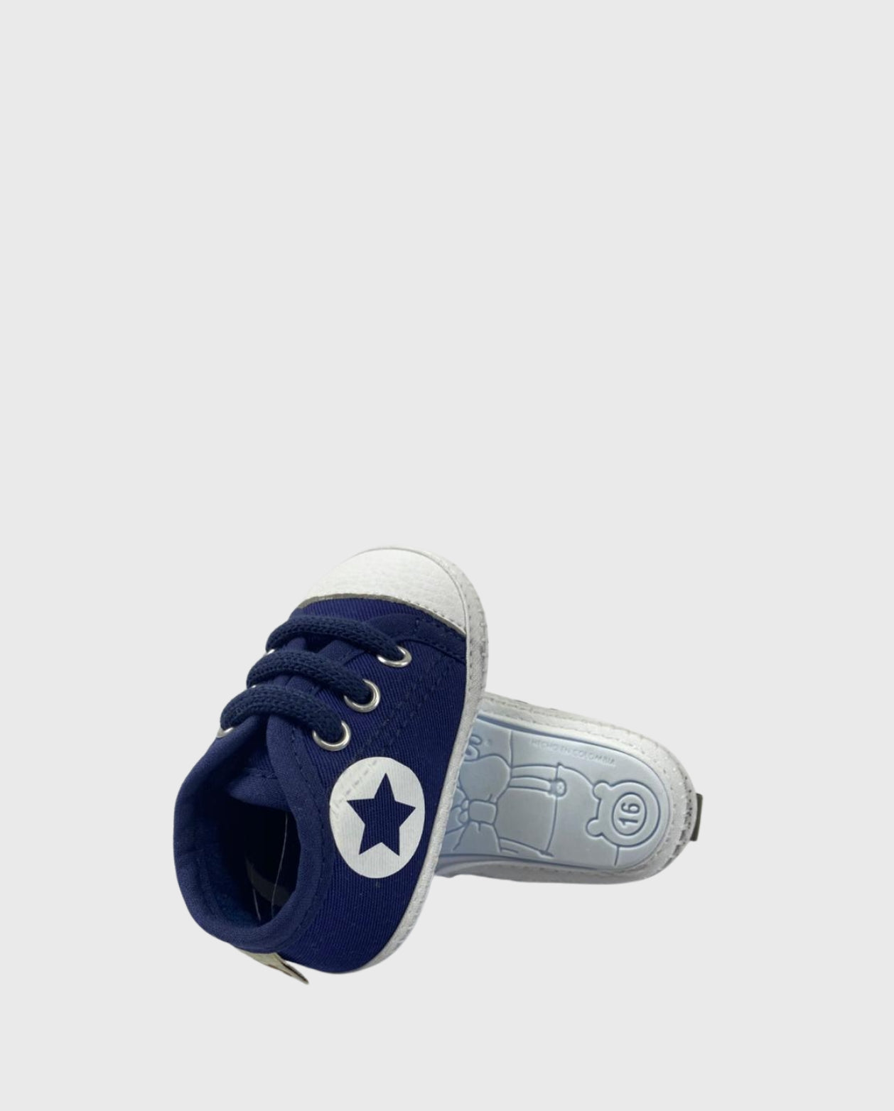 Zapatos Bebé Denim Estrella suela
