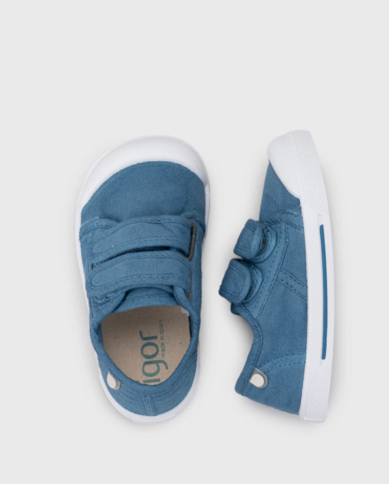 Tenis Canvas Jeans Azul Igor Detalle