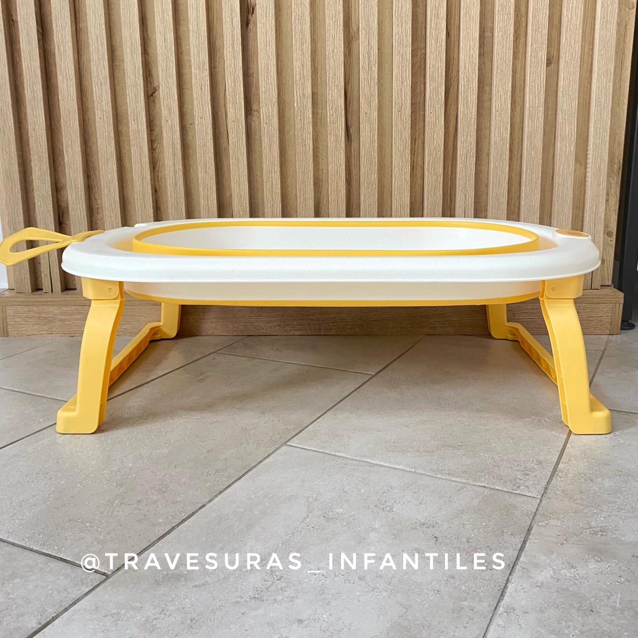 Bañera Plegable Con Termómetro Pulpo Gold