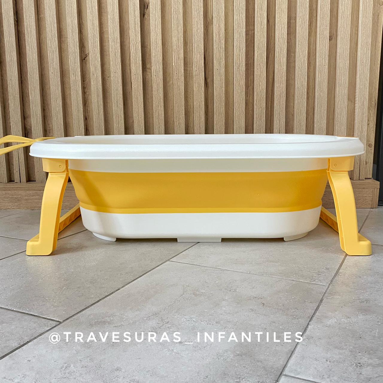 Bañera Plegable Con Termómetro Pulpo Patas