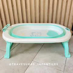 Bañera Plegable Con Termómetro Pulpo Diseño