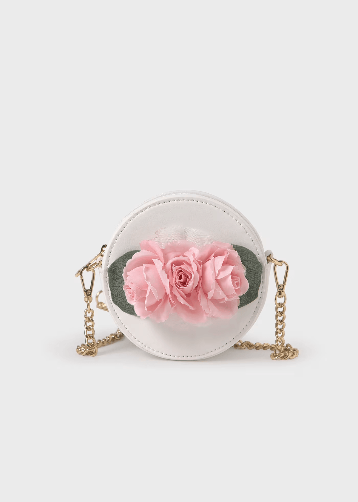 Bolso Aplique Flores Rosa Abel & Lula
