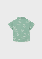 Camisa Estampada Cocodrilo Verde