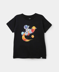 Camiseta Astronauta Negro