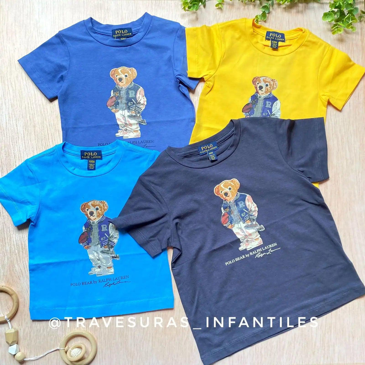 Camiseta Polo Estampado Bear
