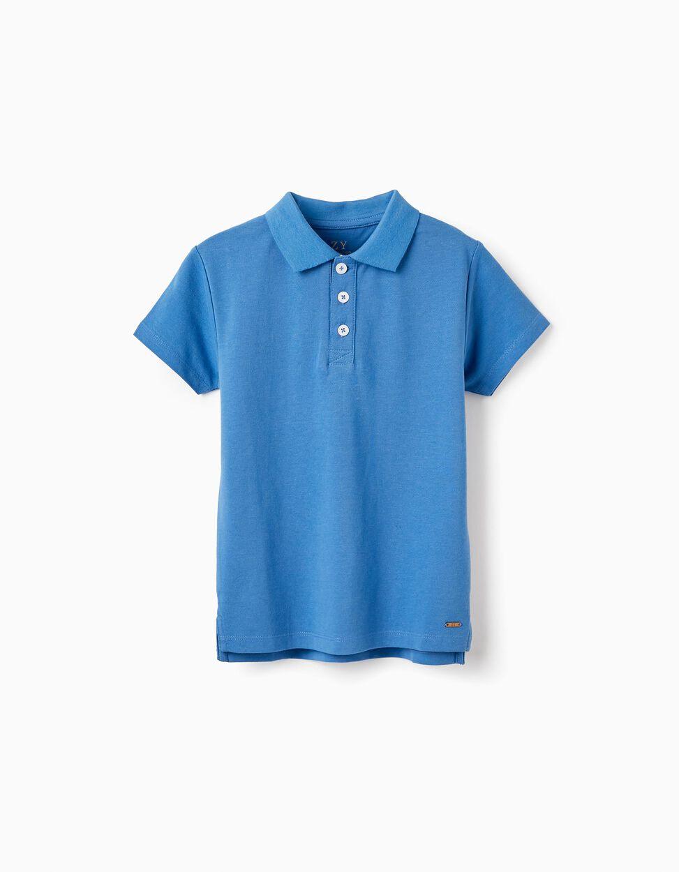 Polo Básica Azul