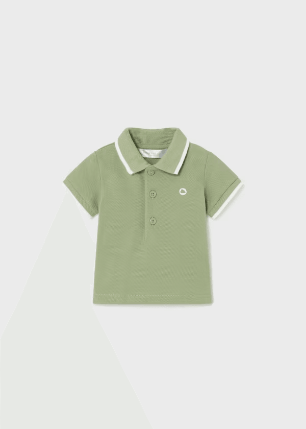 Polo Better Verde Borde Blanco Mayoral