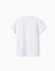 Camiseta Tipo Polo Blanco