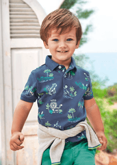 Polo Estampado Selva Azul Mayoral Niño