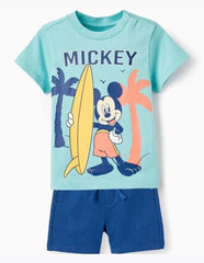 Conjunto 2 Piezas Bermuda Mickey Navy