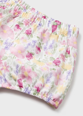 Conjunto 2 Piezas Short Floral Rosa Mayoral Detalles