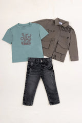 Conjunto 3 Piezas Pantalon Skate