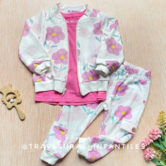 Conjunto Chaqueta Flores