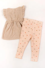 Conjunto Leggings Estampado Flores