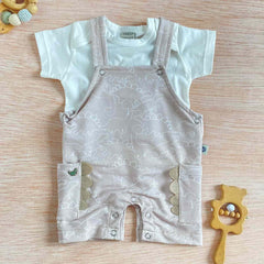 Conjunto Overol Dinosaurios Bebé Niño