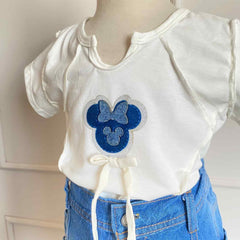 Conjunto Short Estampado Minnie