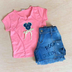 Conjunto Short Estampado Minnie