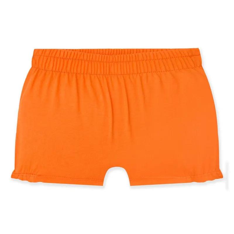 Conjunto Body Corazones y Short Osito | Travesuras Infantiles Naranja
