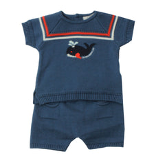 Conjunto Tricot Ballenita Navy