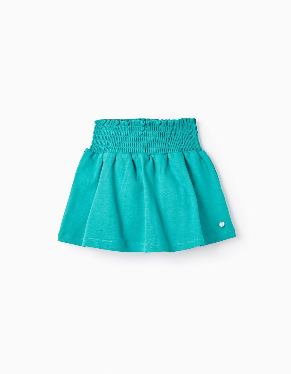 Falda Cintura Resorte Verde