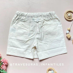 Falda Short Dril Resortado