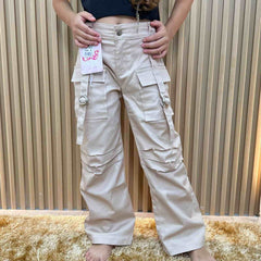 Pantalon Cargo Pliegues