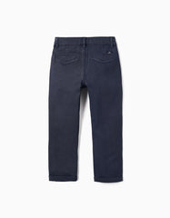 Pantalón Skinny Fit Algodón Azul