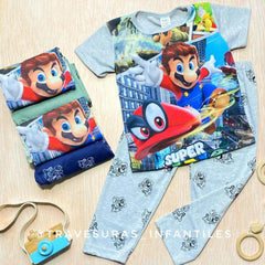 Pijama Pantalon Mario Bros Colores Surtidos