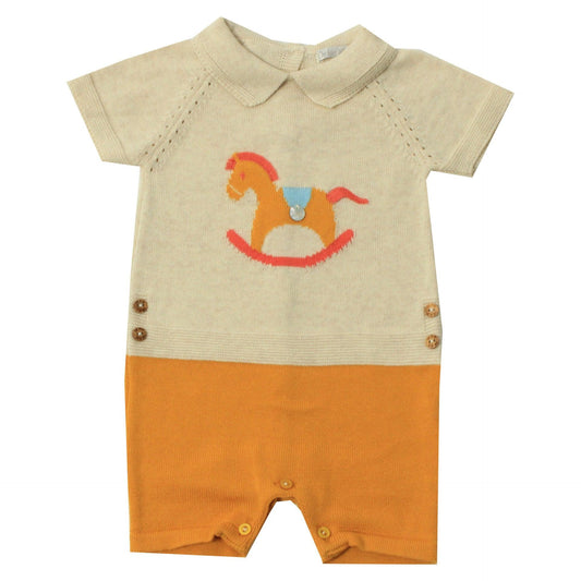 Pelele Tricot Combinado Caballito