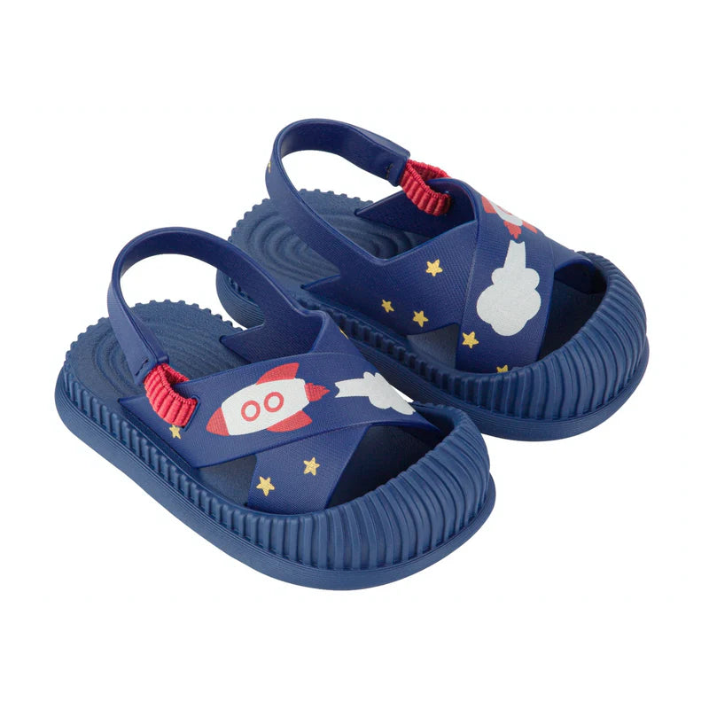 Sandalias Cute Baby Cohete Azul