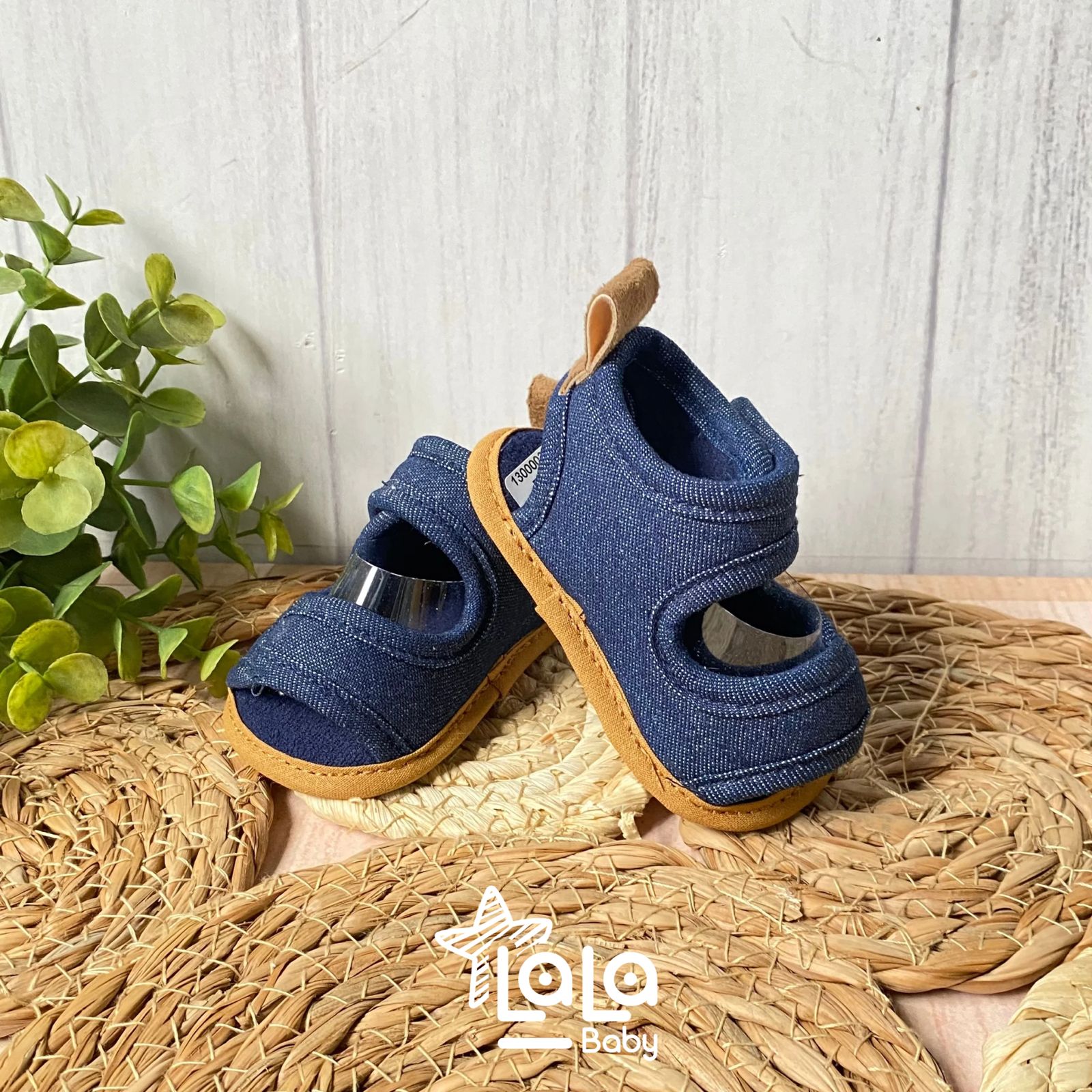 Sandalias Denim Bebé Niño Huellitas Estilo