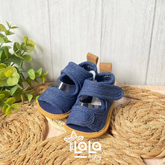 Sandalias Denim Bebé Niño Huellitas