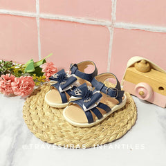 Sandalias Moño Conejo Navy