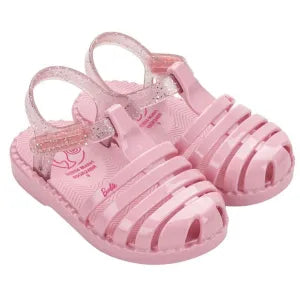 Sandalias Para Niña Barbie Rosa Cierre