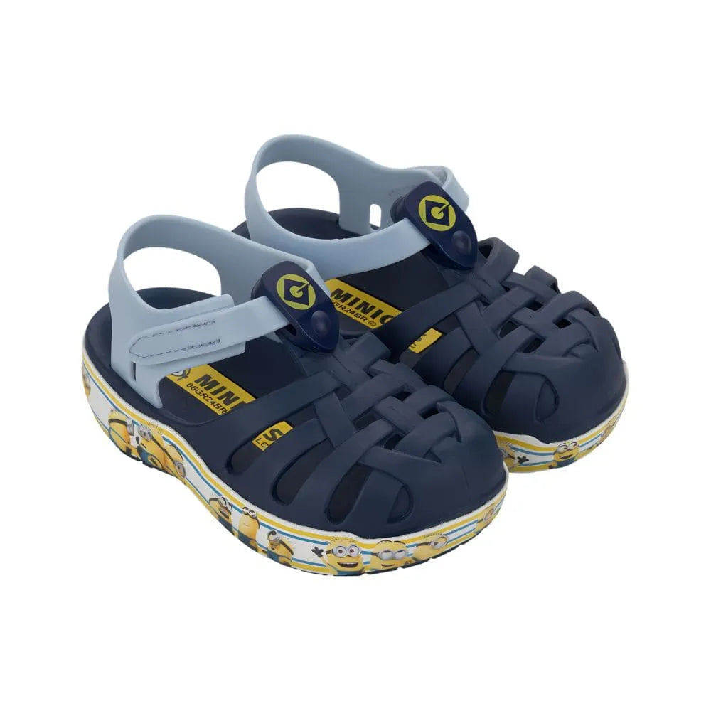 Sandalias Para Niño Minions Azul