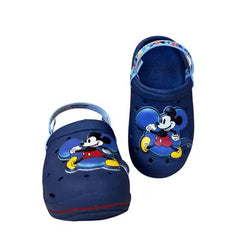 Sandalias Tipo Crocs Mickey Azul