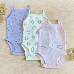 Set 3 Bodys Tiras Estampado