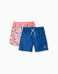 Set x2 Bermudas Combinada Navy