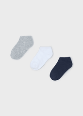 Set 3 Pares De Medias Cortas Unicolor Mayoral
