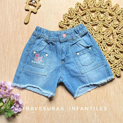 Short Denim Avenue Claro