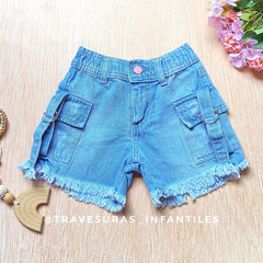 Short Denim Cargo Surtido