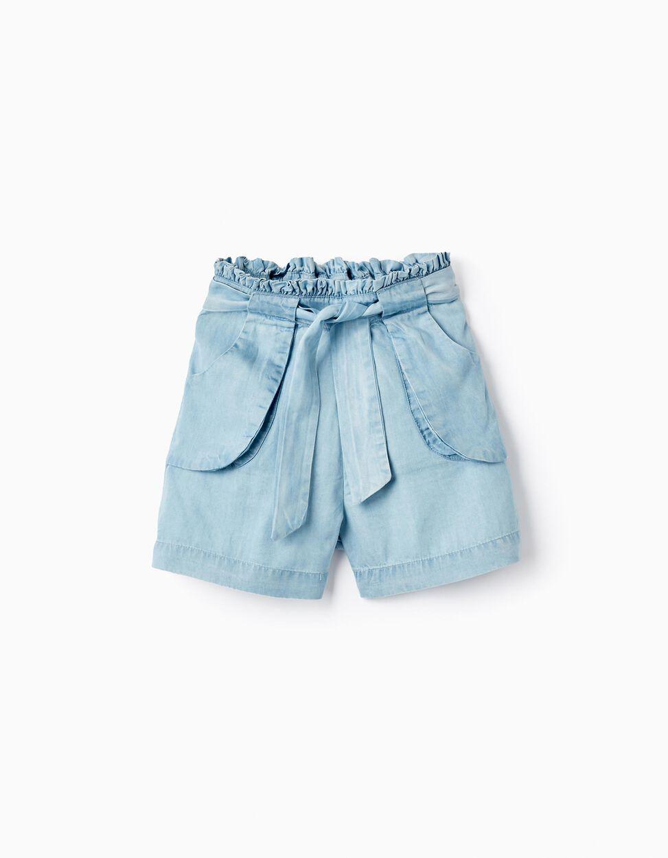 Short Denim Cinturón