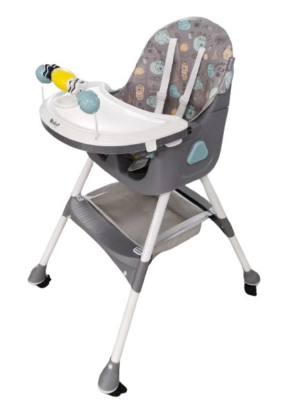 Comedor Para Bebé 2 En 1 Estampado Gris Dali Ebaby