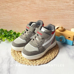 Tenis Bota Gomosos Hanux Gris