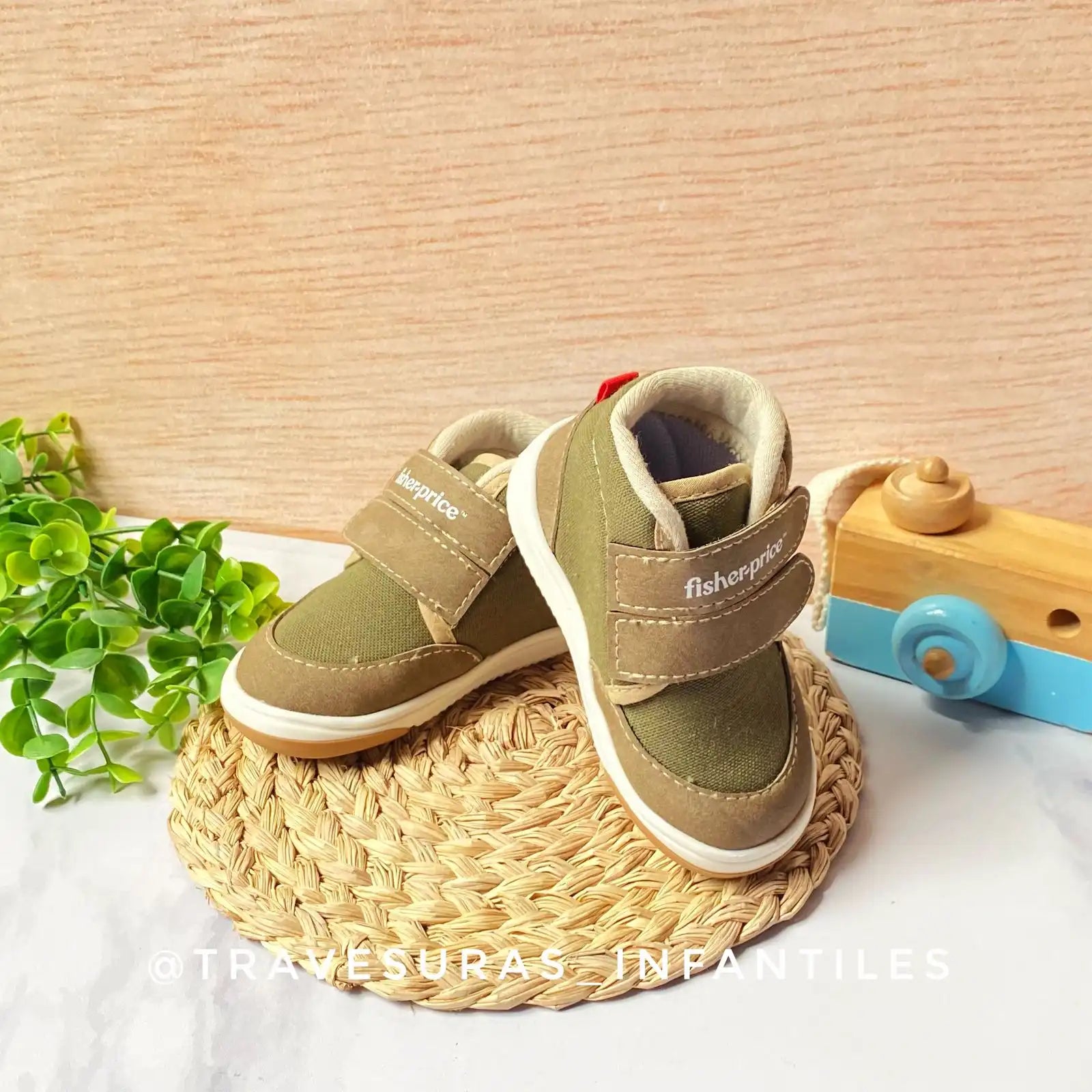 Tenis Bota Velcro Issac Verde Fisher Price