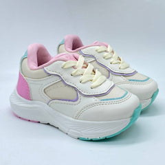 Tenis Niña Combinado Pastel