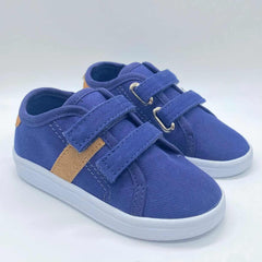 Tenis Velcro Combinado Azul Melosos