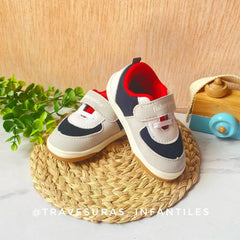 Tenis Velcro Nicolas Azul Fisher Price Estilo